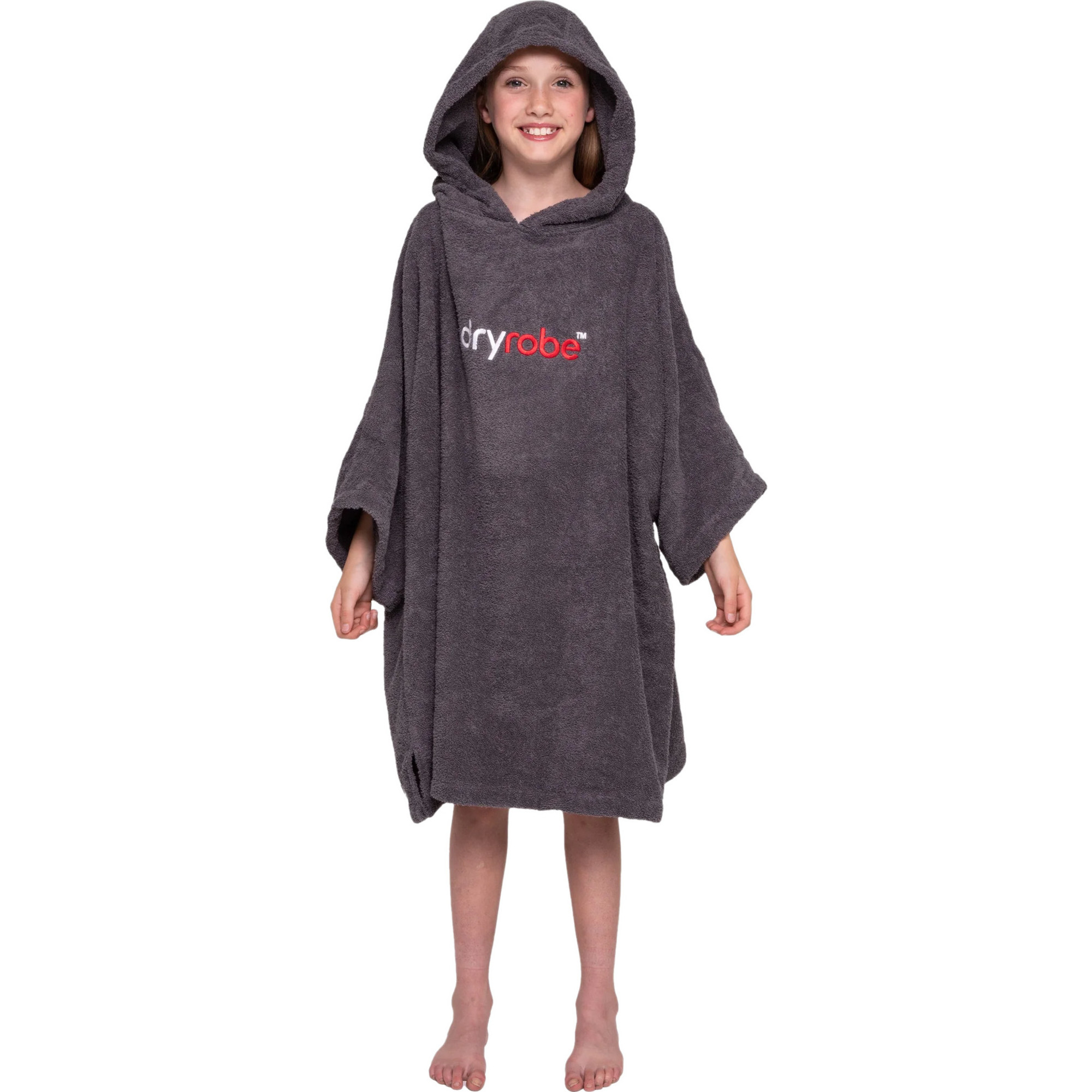 2024 Dryrobe Junior Organic Cotton Hooded Towel Change Robe V3 V3OCT